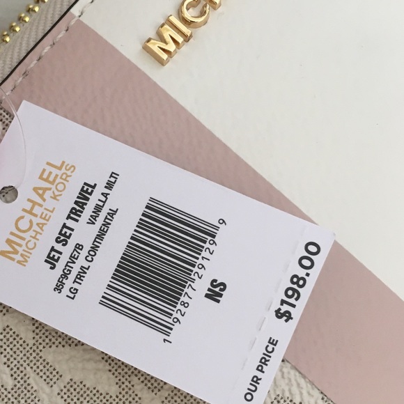 Last 1✨Michael Kors jet set LG continental wallet - Picture 7 of 8